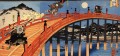 五条橋での義経と弁慶の月光合戦 歌川国芳浮世絵
